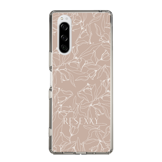 Slim Protection Case［ RESEXXY - Flower - Beige ］