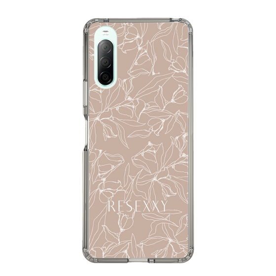 Slim Protection Case［ RESEXXY - Flower - Beige ］