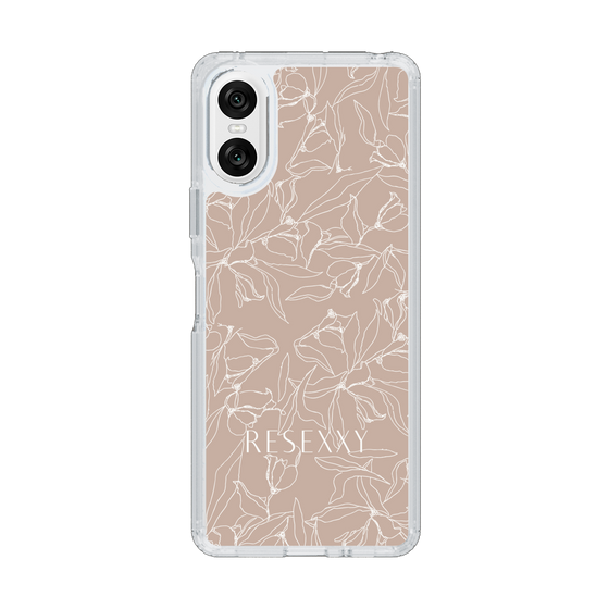 Slim Protection Case［ RESEXXY - Flower - Beige ］
