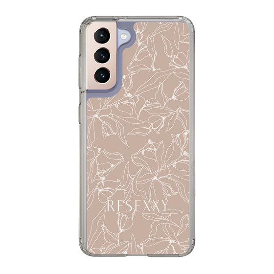 Slim Protection Case［ RESEXXY - Flower - Beige ］