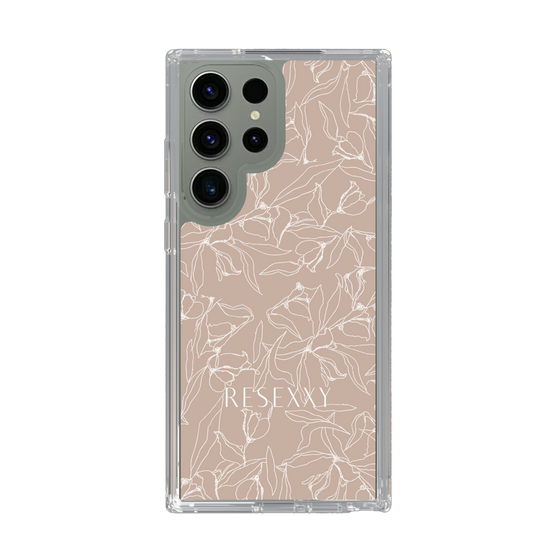 Slim Protection Case［ RESEXXY - Flower - Beige ］