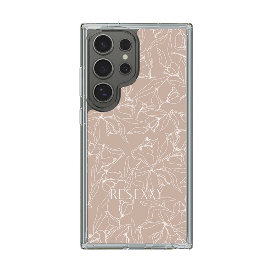 Slim Protection Case［ RESEXXY - Flower - Beige ］