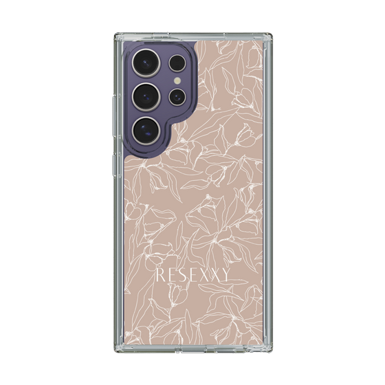 Slim Protection Case［ RESEXXY - Flower - Beige ］