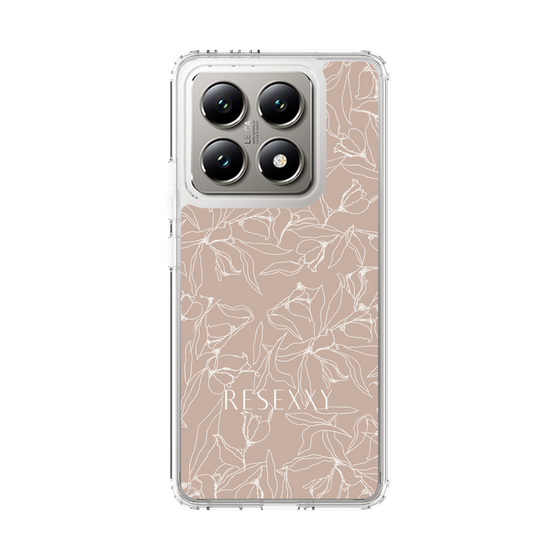 Slim Protection Case［ RESEXXY - Flower - Beige ］