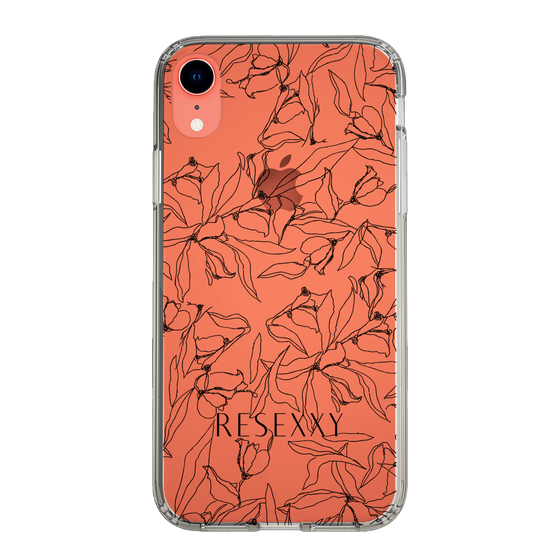 Slim Protection Case［ RESEXXY - Flower - Clear ］