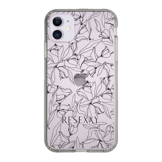 Slim Protection Case［ RESEXXY - Flower - Clear ］