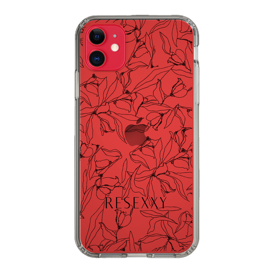 Slim Protection Case［ RESEXXY - Flower - Clear ］
