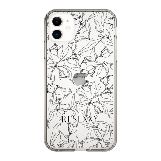 Slim Protection Case［ RESEXXY - Flower - Clear ］
