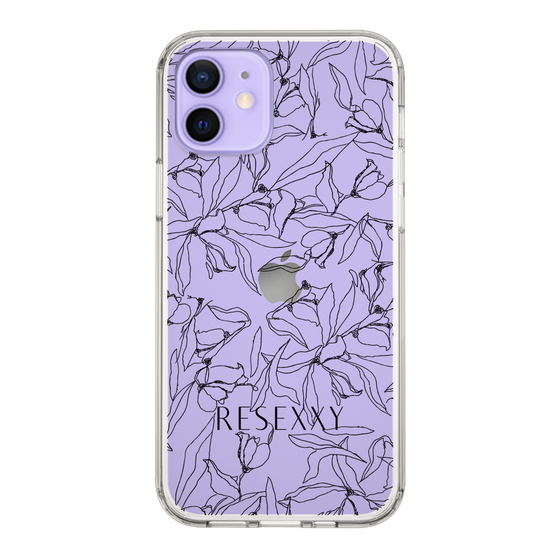 Slim Protection Case［ RESEXXY - Flower - Clear ］
