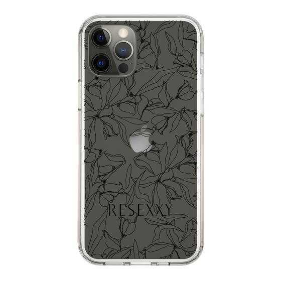 Slim Protection Case［ RESEXXY - Flower - Clear ］