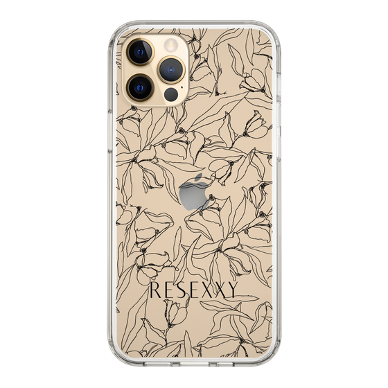 Slim Protection Case［ RESEXXY - Flower - Clear ］