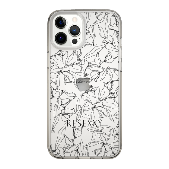 Slim Protection Case［ RESEXXY - Flower - Clear ］