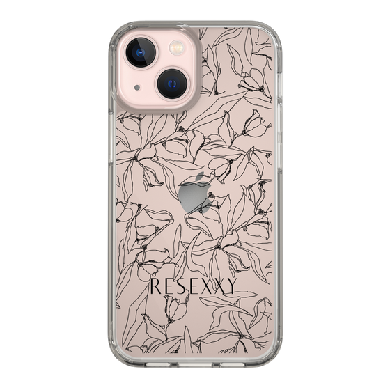 Slim Protection Case［ RESEXXY - Flower - Clear ］