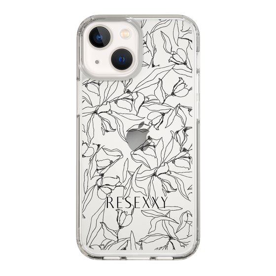 Slim Protection Case［ RESEXXY - Flower - Clear ］