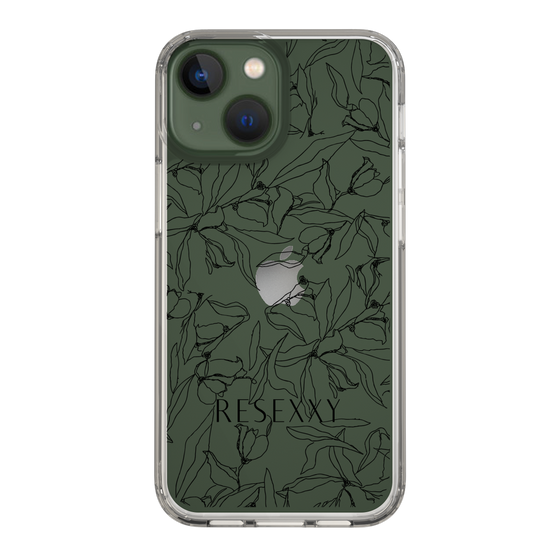 Slim Protection Case［ RESEXXY - Flower - Clear ］