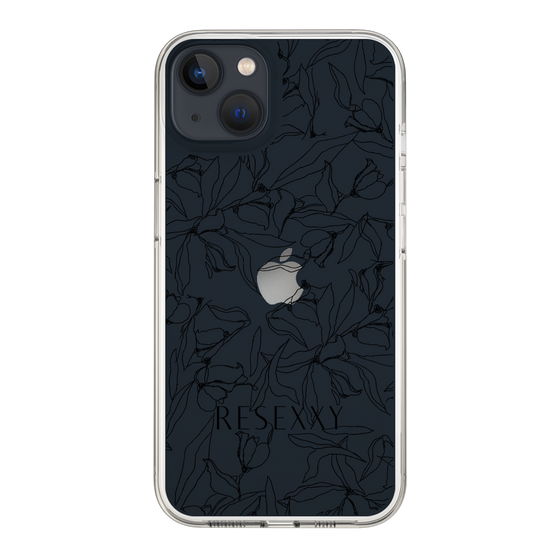 Slim Protection Case［ RESEXXY - Flower - Clear ］