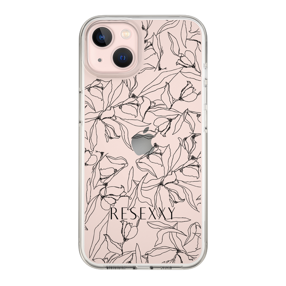 Slim Protection Case［ RESEXXY - Flower - Clear ］