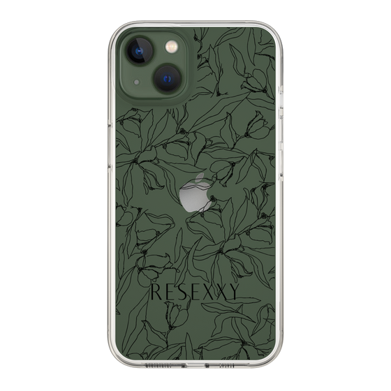 Slim Protection Case［ RESEXXY - Flower - Clear ］