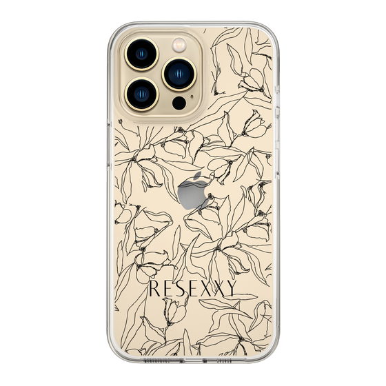 Slim Protection Case［ RESEXXY - Flower - Clear ］