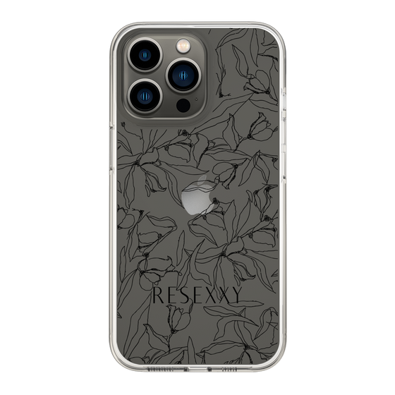 Slim Protection Case［ RESEXXY - Flower - Clear ］