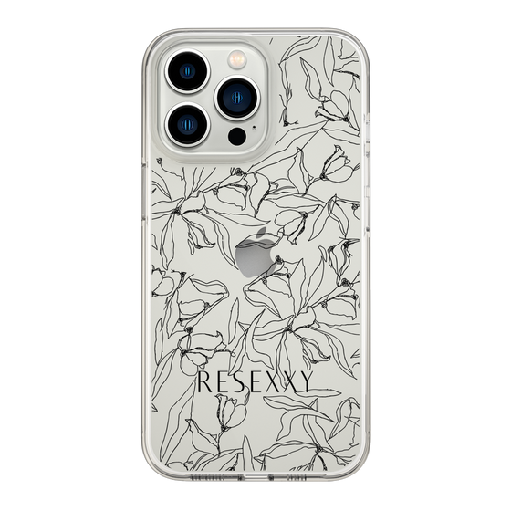 Slim Protection Case［ RESEXXY - Flower - Clear ］