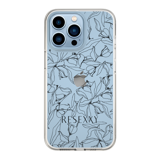 Slim Protection Case［ RESEXXY - Flower - Clear ］