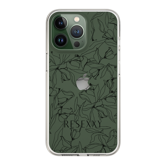 Slim Protection Case［ RESEXXY - Flower - Clear ］