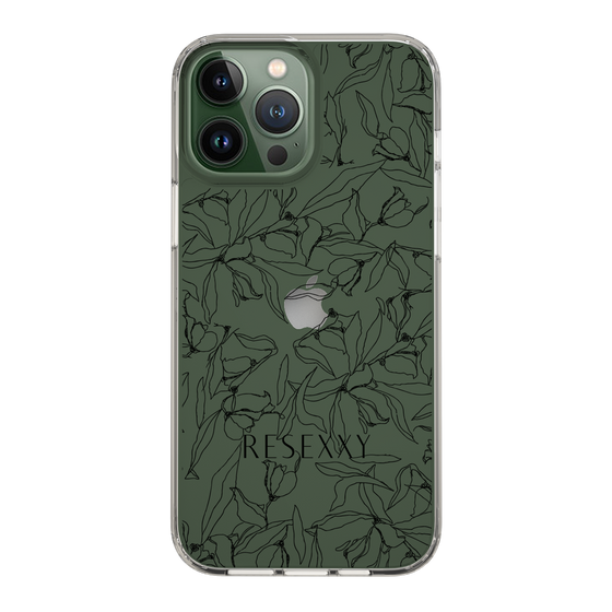 Slim Protection Case［ RESEXXY - Flower - Clear ］
