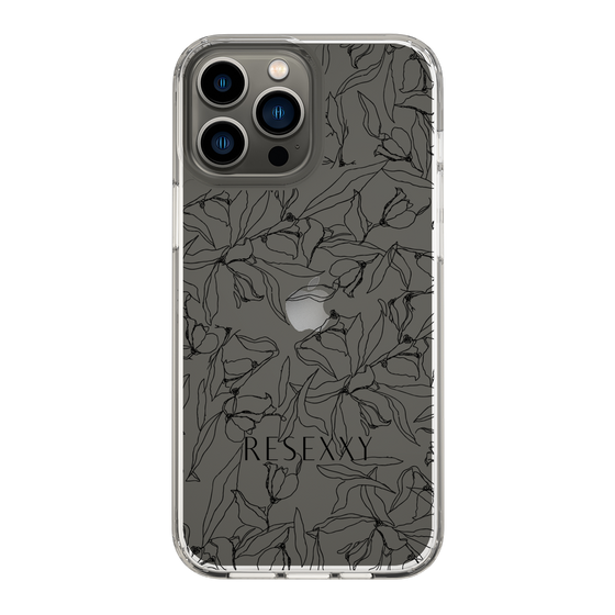 Slim Protection Case［ RESEXXY - Flower - Clear ］