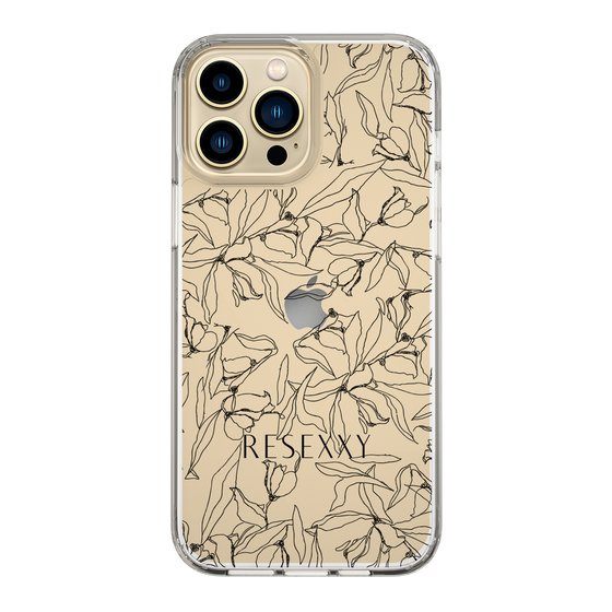 Slim Protection Case［ RESEXXY - Flower - Clear ］