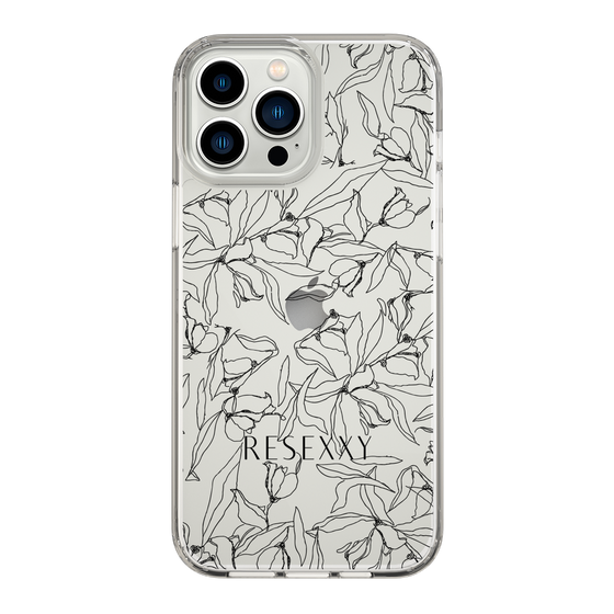 Slim Protection Case［ RESEXXY - Flower - Clear ］
