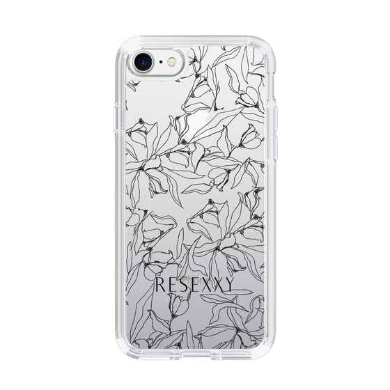 Slim Protection Case［ RESEXXY - Flower - Clear ］