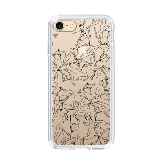 Slim Protection Case［ RESEXXY - Flower - Clear ］