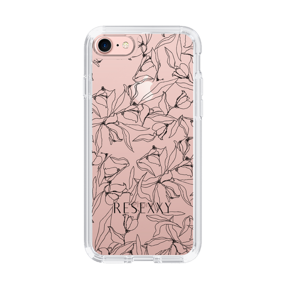 Slim Protection Case［ RESEXXY - Flower - Clear ］