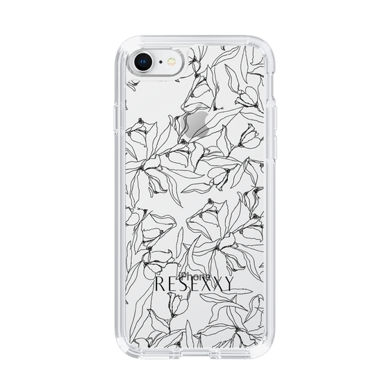 Slim Protection Case［ RESEXXY - Flower - Clear ］