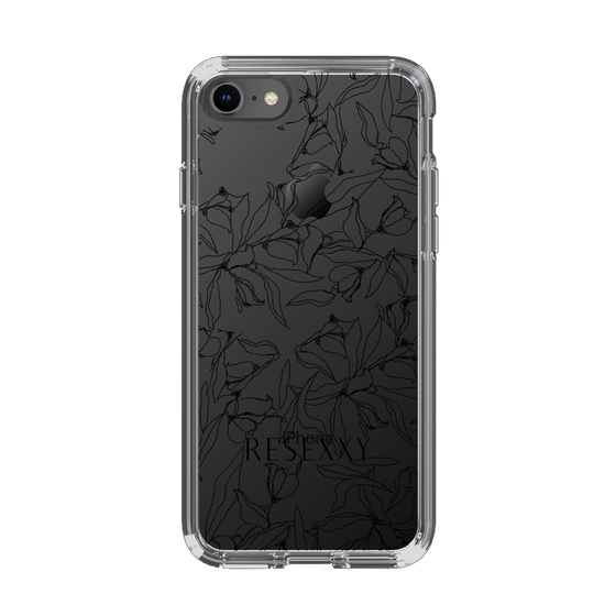 Slim Protection Case［ RESEXXY - Flower - Clear ］