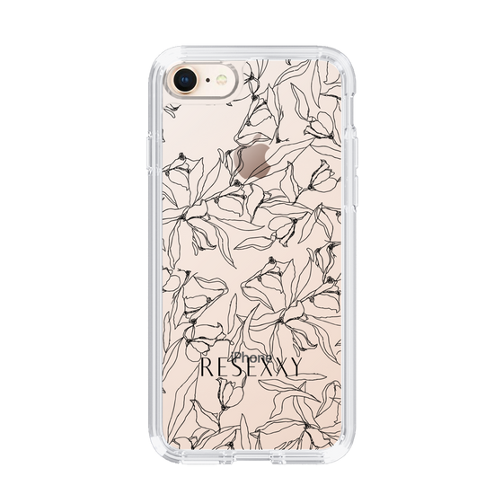 Slim Protection Case［ RESEXXY - Flower - Clear ］