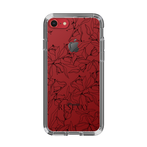 Slim Protection Case［ RESEXXY - Flower - Clear ］