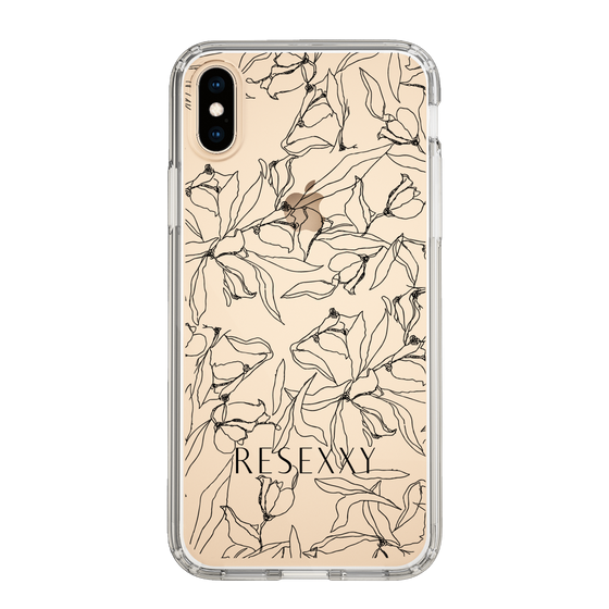 Slim Protection Case［ RESEXXY - Flower - Clear ］