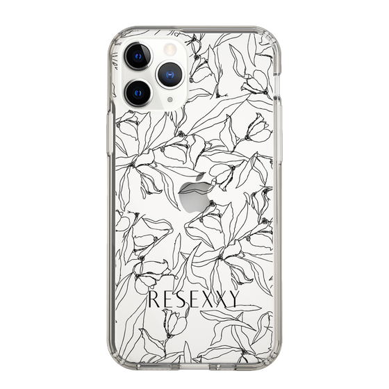 Slim Protection Case［ RESEXXY - Flower - Clear ］