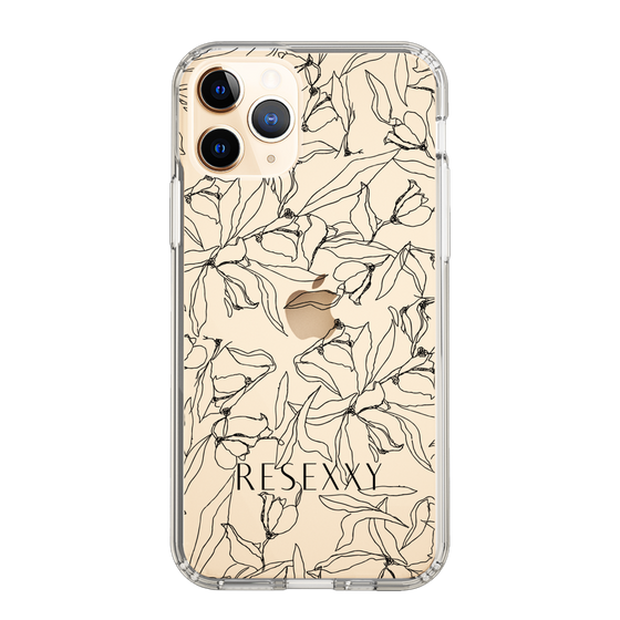 Slim Protection Case［ RESEXXY - Flower - Clear ］