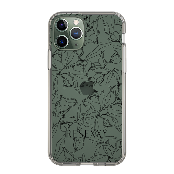 Slim Protection Case［ RESEXXY - Flower - Clear ］