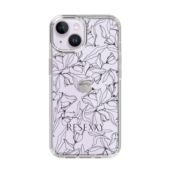 Slim Protection Case［ RESEXXY - Flower - Clear ］