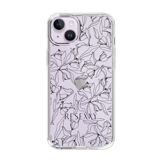 Slim Protection Case［ RESEXXY - Flower - Clear ］