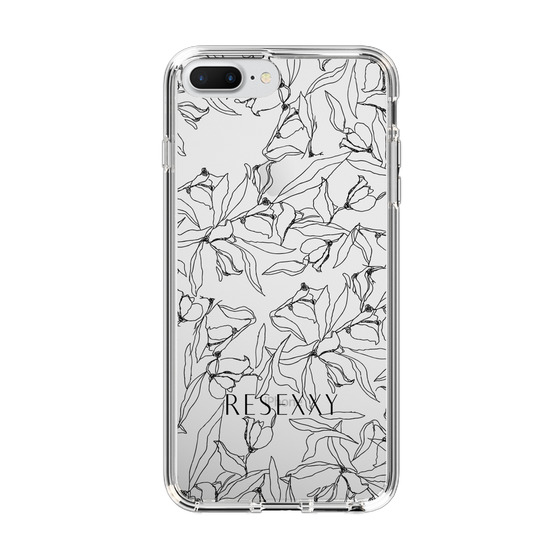 Slim Protection Case［ RESEXXY - Flower - Clear ］