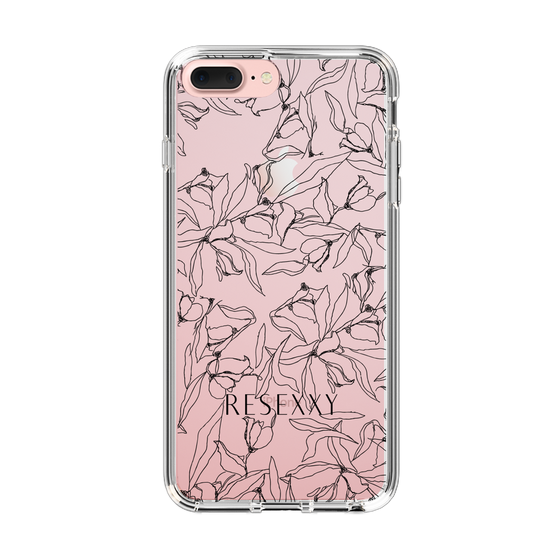 Slim Protection Case［ RESEXXY - Flower - Clear ］
