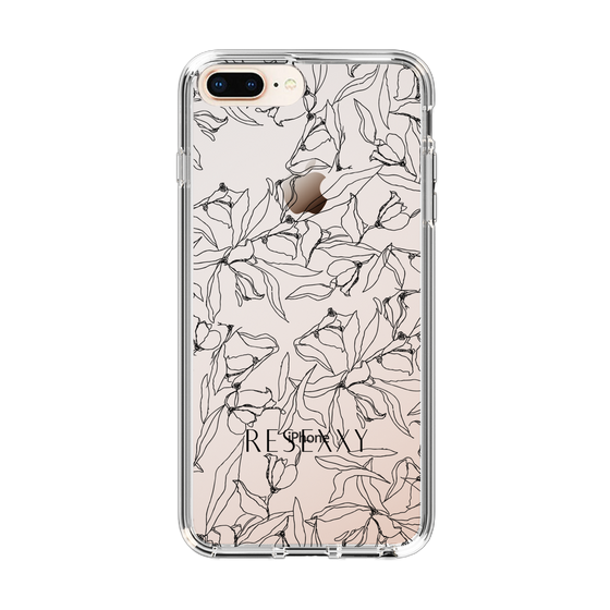 Slim Protection Case［ RESEXXY - Flower - Clear ］