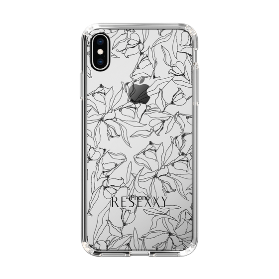 Slim Protection Case［ RESEXXY - Flower - Clear ］