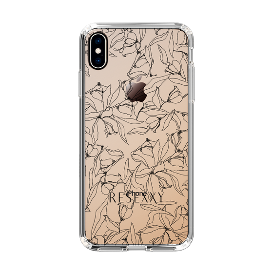 Slim Protection Case［ RESEXXY - Flower - Clear ］
