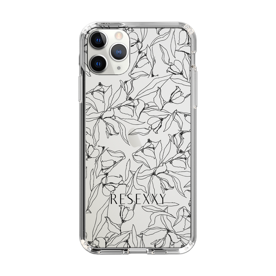 Slim Protection Case［ RESEXXY - Flower - Clear ］
